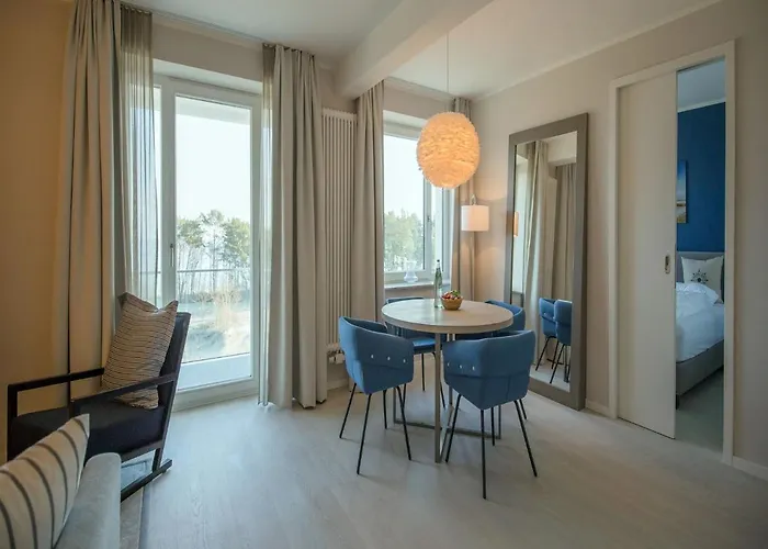 Duenenresidenz Prora - Ferienwohnung Mit Meerblick, 1 Schlafzimmer Und Balkon Np-401