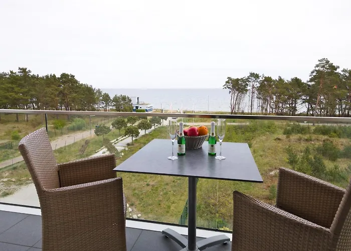 Duenenresidenz Prora - Ferienwohnung Mit Meerblick, 1 Schlafzimmer Und Balkon Np-401